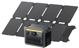 Anker Solix(1056Whポータブル電源+100Wコンパクトソーラーパネル)セット