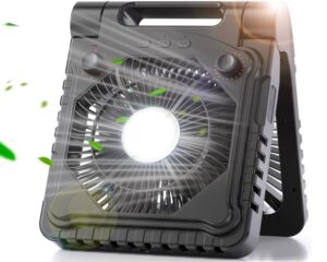 太陽光で充電できるHAGOOGI キャンプ 扇風機の口コミ&レビュー!